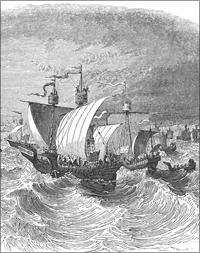 The English naval fleet